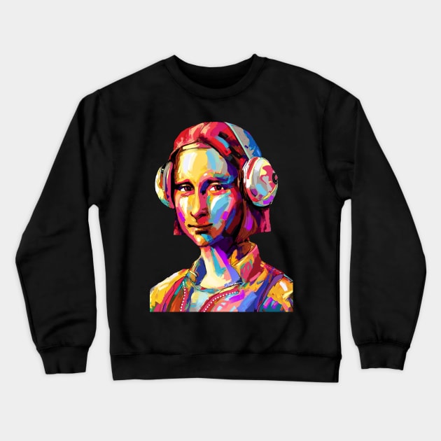 Mona lisa Crewneck Sweatshirt by mailsoncello